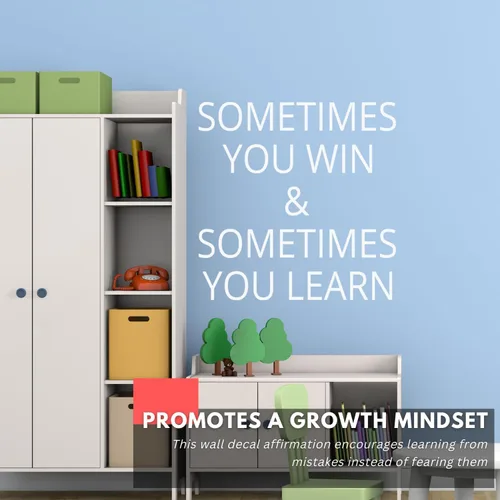 Miniatura 2 de My Vinyl Story - Sometimes You Win - Inspirational Motivational Wall Decal Sticker Quote Art Decor Saying for Home Office Classroom Bedroom Daily