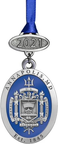 Miniatura 35 de Adorno de Alabama sin fecha Adorno de árbol de Navidad esculpido a mano Incrustación de metal de peltre Alma Mater intrincadamente elaborada