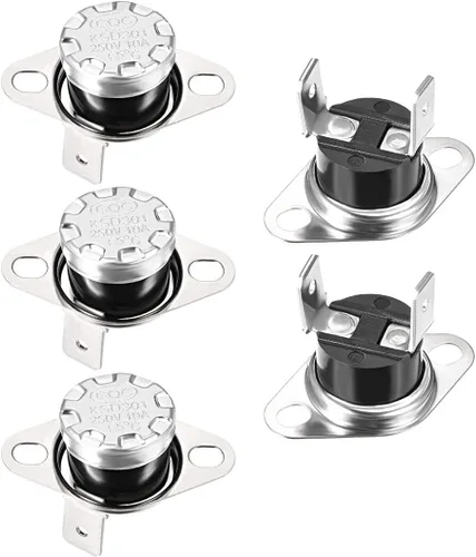 Miniatura 12 de uxcell KSD301 Termostato 104.0 °F/104°F 10A N.C Ajustar interruptor de temperatura de disco rápido para microondas, horno, cafetera 2 piezas