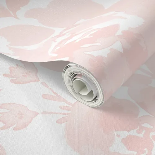 Miniatura 2 de Papel tapiz para despegar y pegar, peonías, rubor, flores, princesa, floral, para habitación de niñas, papel tapiz extraíble personalizado por