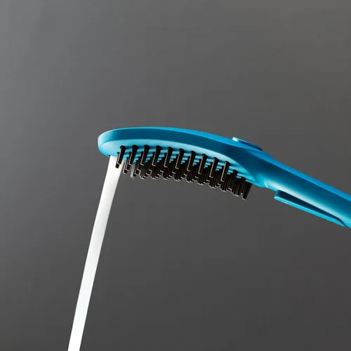 Miniatura 3 de hansgrohe Ducha para mascotas al aire libre con spray de 3 rociadores de conexión rápida, spray para piernas, spray para patas en el cielo, 04973540