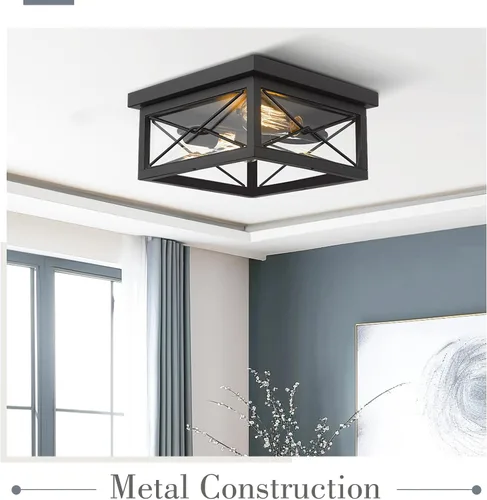 Miniatura 4 de Emliviar, lámpara de techo para interiores y exteriores, 0387B-CL