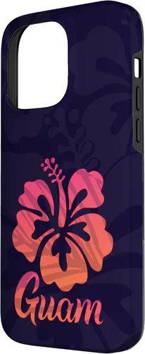 Miniatura 2 de iPhone 14 Pro Max Guam Hibiscus Flower Funda Hafa Adai Guamanian Island Pride