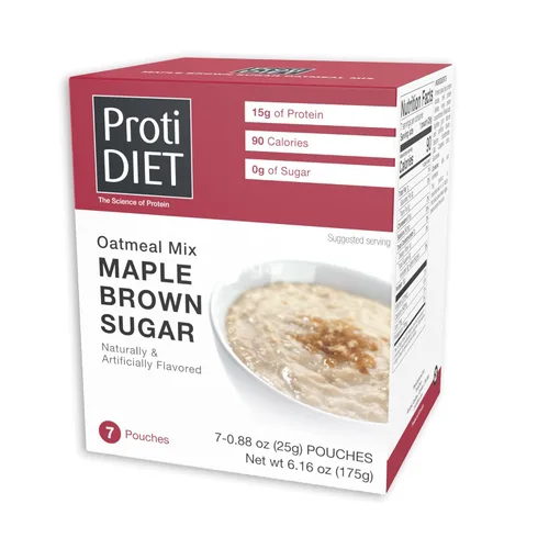 Miniatura 8 de ProtiDIET Avena Instantánea de Plátano y Nuez Alta en Proteína - Sin Gluten, Rica en Fibra, Baja en Azúcar - Proteína para el Desayuno Fácil de Nuez