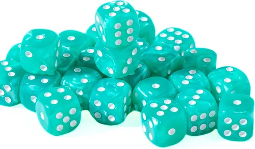 Miniatura 28 de Paquete de 25 dados D6 de 0.472 pulgadas, colección a juego de 6 dados con pipas (granito amarillo y negro)