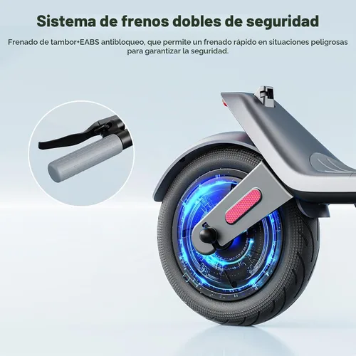 Miniatura 5 de MEGAWHEELS Electric Scooter,Electric Scooter Adults Teens,10in Pneumatic Tires,350/500/600W Motor,19/31 Miles Range,15.5mph E Scooter with Smart APP