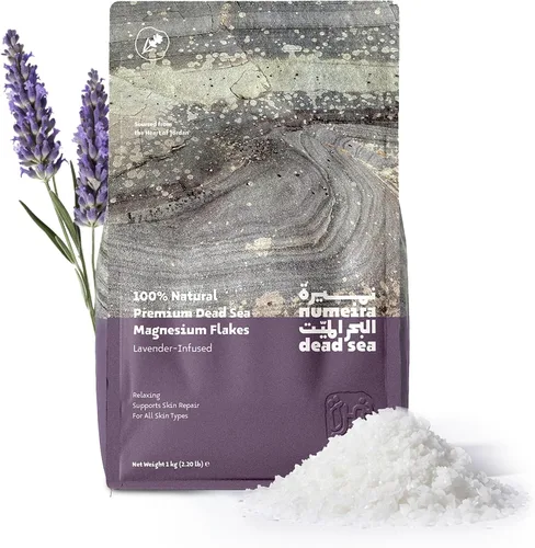 Miniatura 11 de Dead Sea - Juego de baño de escamas de magnesio 100% puro con aceite esencial infundido de lavanda (bolsa de 8.82 onzas)
