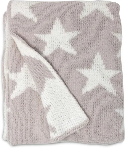 Miniatura 9 de Living Textiles Manta de Chenilla Gris Nubes Suave para Bebé Reversible de Alta Calidad Tejido Acogedor para el Mejor Confort - para Lactante, Niño