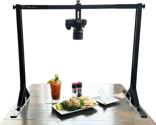 Miniatura 10 de Glide Gear OH 50 - Soporte superior para DSLR, iPhone, brazo de 36 pulgadas, extensión de trípode, cabeza esférica, metal resistente