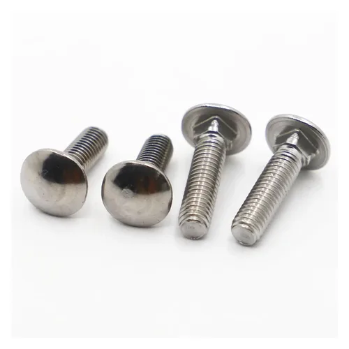 Miniatura 6 de 10 piezas 304 A2-70 armadura de acero inoxidable cabeza redonda cuello cuadrado tornillo de carro M4 M5 M6 M8 perno GB12 DIN603
