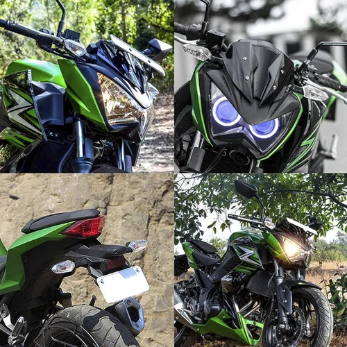 Miniatura 6 de PSLER Luz intermitente trasera delantera trasera para Ninja 650 ER-6F 2012-2016 para Ninja 300 EX300 2012-2016 y para Ninja 1000 2011-2017