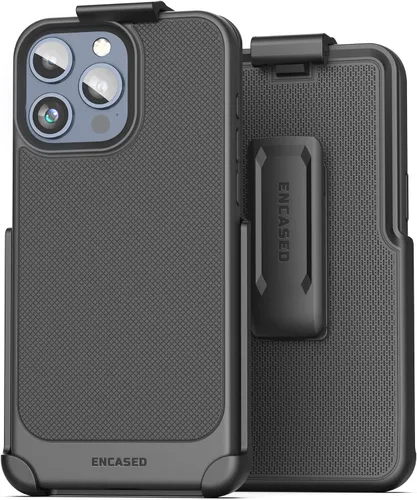 Miniatura 22 de Funda para cinturón Encased iPhone 11 con clip (Blindaje delgado) Funda de agarre delgada con cartuchera - Negro