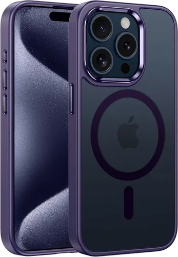 Miniatura 95 de FNTCASE Funda para iPhone 13 Pro: Fundas magnéticas translúcidas mate delgadas con protector de pantalla de vidrio templado
