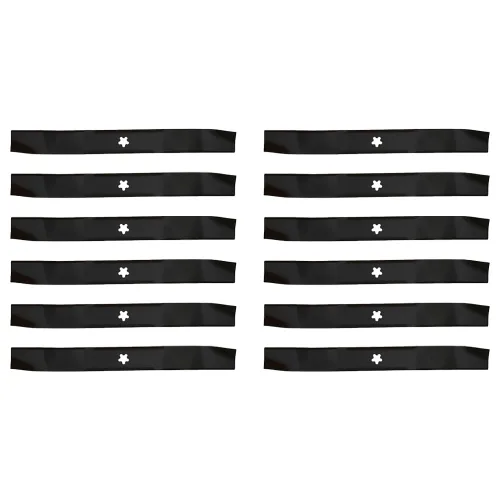 Miniatura 11 de RAParts x6 cuchillas de cortacésped Oregon de 42 pulgadas para 134149 138971 138498 127843 se adapta a Craftsman AYP se adapta a Husqvarna