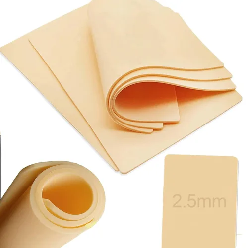 Piel falsa de tatuaje, Urknall 3 piezas de piel de tatuaje de silicona pura de 0.098 in de grosor, piel de tatuaje de doble cara, piel de tatuaje
