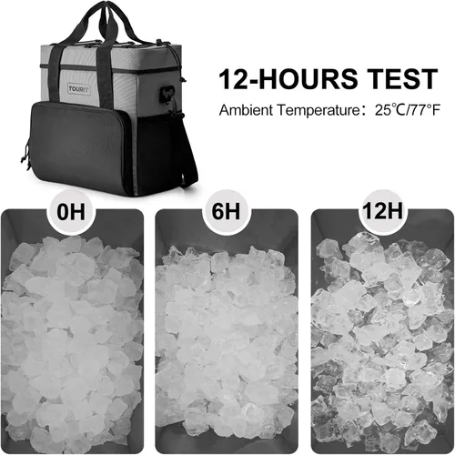 Miniatura 2 de TOURIT Bolsa de enfriador suave pequeña aislada, bolsa de enfriador de almuerzo de 24/35/46 latas, caja de hielo, enfriadores portátiles y a prueba
