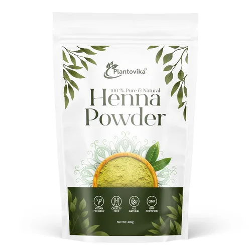 Miniatura 7 de Polvo de henna 100% natural y puro/Lawsonia Inermis para el cabello, color rojo anaranjado, triple desplazamiento, pasta de henna suave y conos, sin