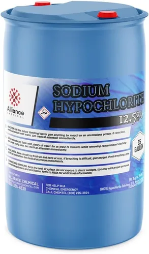 Miniatura 15 de Solución de hipoclorito de sodio 12.5% - Cubo de 5 galones - Alta pureza para limpieza de piscinas, tratamiento de agua y más aplicaciones versátiles