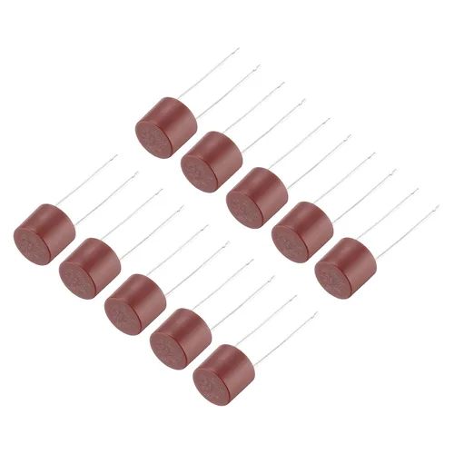 Miniatura 9 de uxcell 50pcs cilíndrico DIP montado en miniatura redondo lento micro fusible para piezas electrónicas PCB LCD reparación, T250mA 250mA 250V, rojo