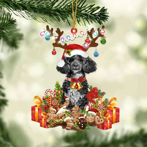 Miniatura 31 de Nazenti Adorno de Navidad personalizado de reno de Alaskan Malamute – Adorno de perro personalizado para amantes de las mascotas, acrílico plano