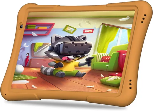 Miniatura 8 de PRITOM Tableta para niños de 10 pulgadas Android 14, 32GB, Quad-Core, 6000mAh, pantalla IPS HD grande, WiFi 6, cámara dual, Bluetooth, Tableta