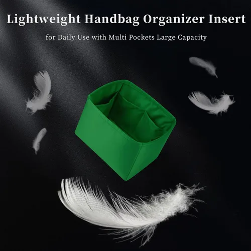 Miniatura 4 de Organizador de bolso para bolsa de lujo, tela de satén ligera y suave con bolsillos, ideal para viajes, compras y uso diario, opciones multicolor