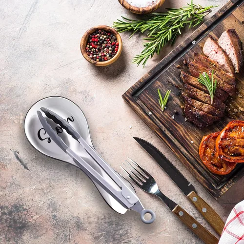 Miniatura 7 de DAYYET - Soporte para cuchara grande de cerámica, soporte para cucharas para encimera de cocina, soporte para espátula, soporte para utensilios
