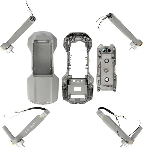 Miniatura 2 de SeiZed Body Shell Set for DJI Mavic Air 2 Arms Middle Frame Bottom Shell Upper Front Cover Repair Spare Parts (Color : Arms Combo)