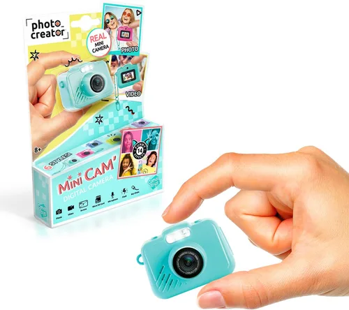 Miniatura 5 de Cámara Digital Original Photo Creator Mini’Cam - Turquesa; Personaliza con 6 Marcos y 8 Filtros de Color Integrados; Compacta; Incluye Tarjeta