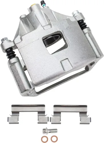 Miniatura 4 de Detroit Axle - Pastillas de freno de pinza de disco delantera izquierda para Impala Monte Carlo LeSabre Riviera DeVille Intrigue Bonneville - Juego