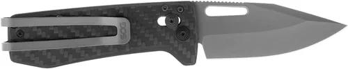 Miniatura 3 de SOG Ultra XR Everyday Carry Slimline Ambidextro CRYO CPM S35VN - Cuchillos plegables de acero inoxidable Bolsillo de titanio/clip para dinero