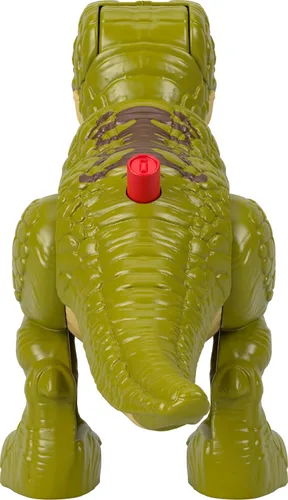 Miniatura 5 de Fisher-Price Imaginext Figura de acción de dinosaurio del mundo jurásico con movimiento activado por niños, juguete de Tiranosaurio Rex de 20 cm