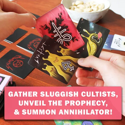 Miniatura 3 de SATANIMALES: Juego de Cartas de Aniquilación 2-4 Jugadores, 15 Minutos para Jugar, Edad 14+ Babosa Banana Devoradora de Mundos y Cultistas