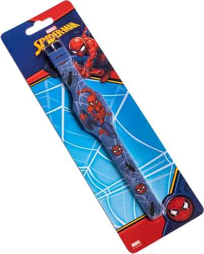 Miniatura 5 de Marvel Reloj con pantalla digital LED para niños con correa de gráficos, Azul, Chino
