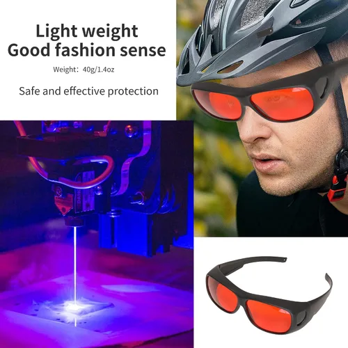 Miniatura 8 de JILERWEAR gafas protectoras profesionales del laser 190nm-540nm, se pueden utilizar para el grabado del laser, retiro del punto de la belleza