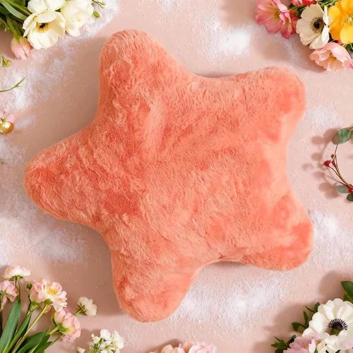 Miniatura 12 de YRXRUS Almohadas de estrella, almohada en forma de estrella negra, regalos de almohada decorativa, bonita decoración de habitación de felpa