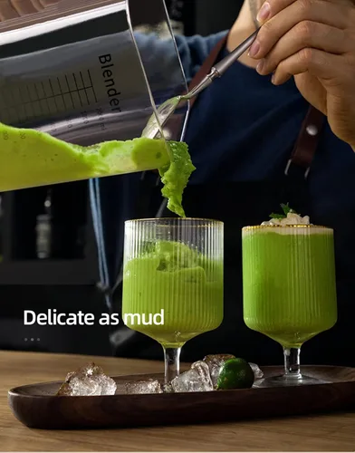 Miniatura 9 de CRANDDI Licuadora comercial silenciosa con escudo insonorizado, licuadoras profesionales de 2200 vatios para cocina con tarro de 80 onzas y Negro