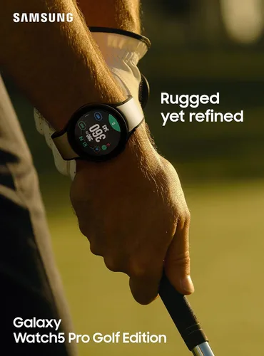 Miniatura 12 de SAMSUNG Galaxy Watch 5 Pro Golf Edition, reloj inteligente Bluetooth de 1.772in con rastreador de cuerpo, salud, fitness y sueño, batería mejorada