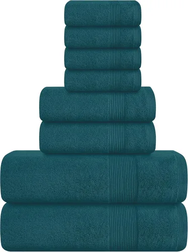 Miniatura 22 de Belizzi Home Toallas de Baño Extragrandes Premium de Algodón Paquete de 2, 35x70 - 100% Algodón Puro - Ideal para Uso Diario - Ultra Suave y Morado