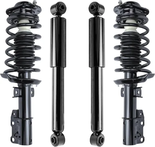 Miniatura 81 de Detroit Axle - Amortiguadores de puntales para Nissan Sentra 2007-2012 [Base S SL SR] Puntales delanteros completos con amortiguadores traseros