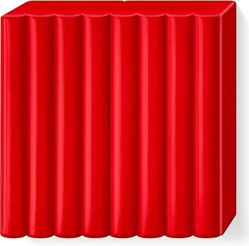 Miniatura 2 de STAEDTLER 8020-2 P FIMO - Arcilla de modelado de polímero endurecedor para horno, color rojo navideño (1 bloque de 2.01 oz)