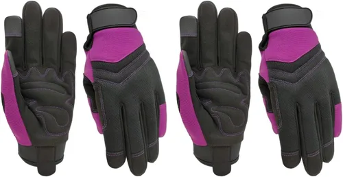 Miniatura 42 de Guantes de jardinería a prueba de espinas y resistentes a pinchazos con agarre, guante de jardín para mujer, regalos de cuero para trabajo en el 1