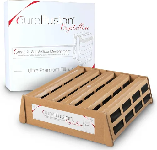 PureIllusion - Filtro de gas y olor científicamente probado para purificador de aire IQAir HealthPro Series – Filtro ultra premium compatible con