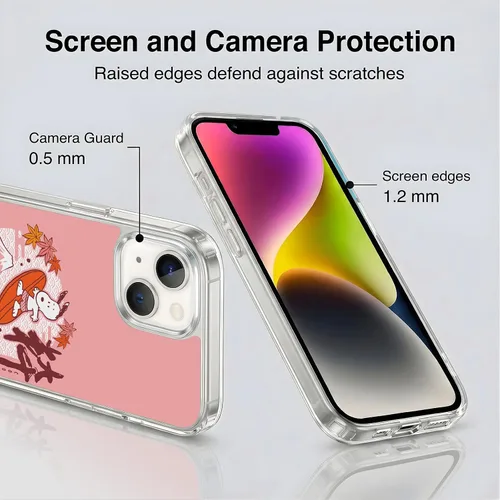 Miniatura 55 de Carcasa de gel para iPhone 7 Plus/iPhone 8 Plus, diseño de Snoopy Oriental de Peanuts, Badges
