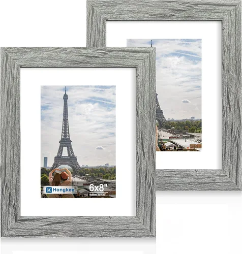 Miniatura 204 de Hongkee - Juego de 2 marcos de fotos, HK042515-MD5.5X8.5-BK(2PK)