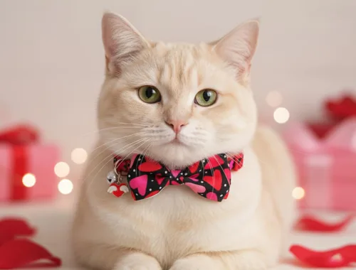 Miniatura 4 de Día de San Valentín con corazones, trébol de la suerte del día de San Patricio, collares ajustables para gatitos y gatitos