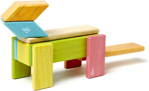Miniatura 11 de Juego de bloques magnéticos de 14 piezas Tegu, sets de 14 piezas, Tints