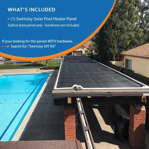 Panel solar de calentador de piscina de grado industrial: sistema de montaje superior sin tirantes de viento alto y máxima resistencia a la