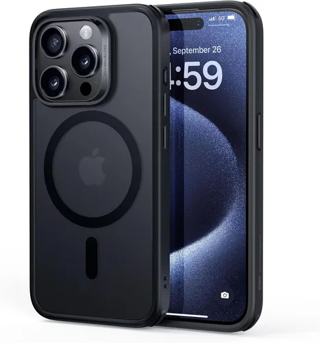 Miniatura 44 de ESR Funda para iPhone 15, compatible con MagSafe, protección de grado militar, resistente al amarillamiento, parte trasera resistente a