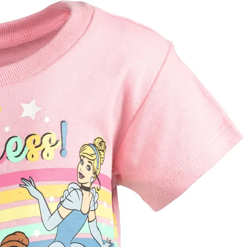 Miniatura 7 de Disney Minnie Mouse Princess Belle The Little Mermaid Moana Lilo &Stitch Frozen - Camiseta de cumpleaños para niñas pequeñas a niños pequeños